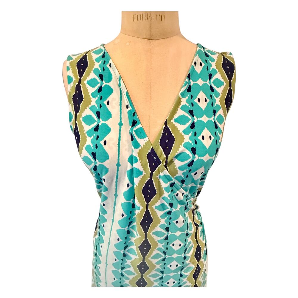 Aztec Print Turquoise Sundress - Picture 3 of 5